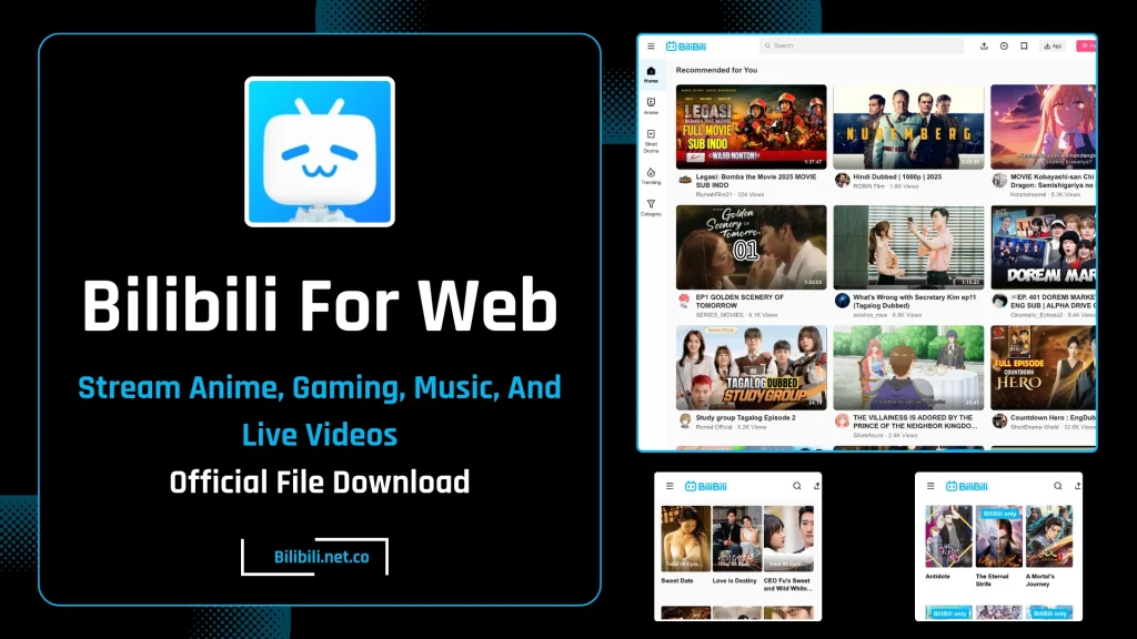 Bilibili For Web Watch Movies & TV Shows Free HD 2026 2 Bilibili For Web