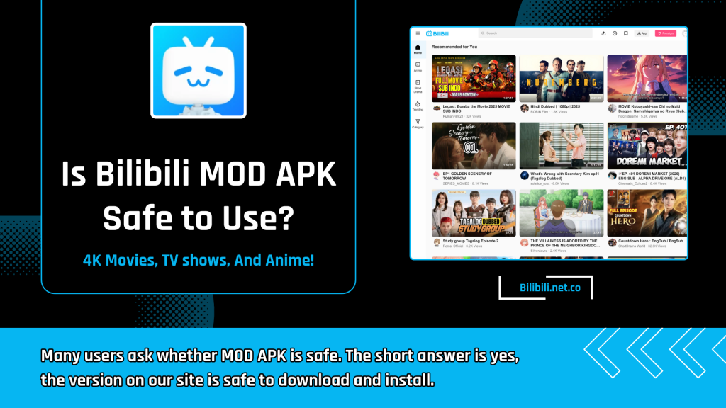 Is Bilibili MOD APK Safe to Use 1