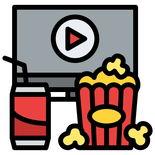 watching a movie